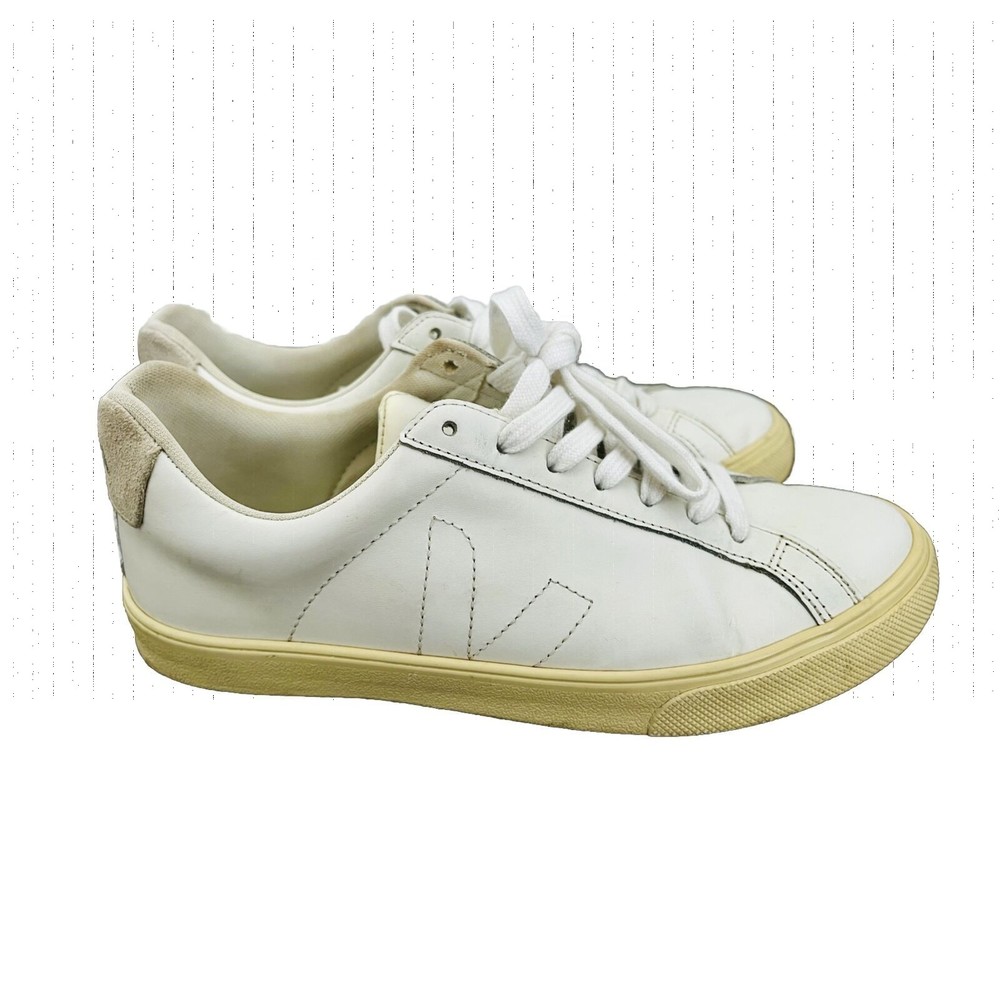 Veja White Leather Esplar Sneakers Women’s Size 7